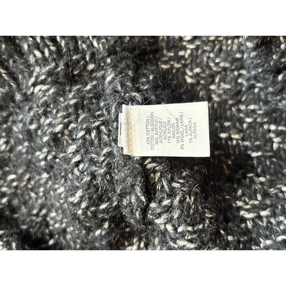 Victoria Secret Women's Black Speckled White Knitted Sweater - Picture 9 of 9